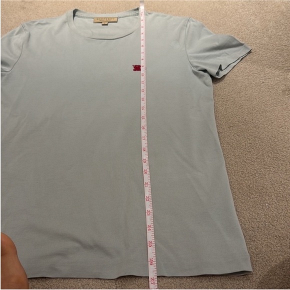 Burberry authentic top Blue Burberry Men's T-Shirt - Picture 7 of 7